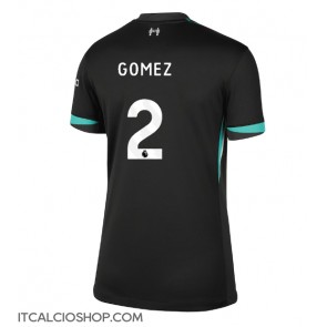 Liverpool Joe Gomez #2 Seconda Maglia Femmina 2024-25 Manica Corta